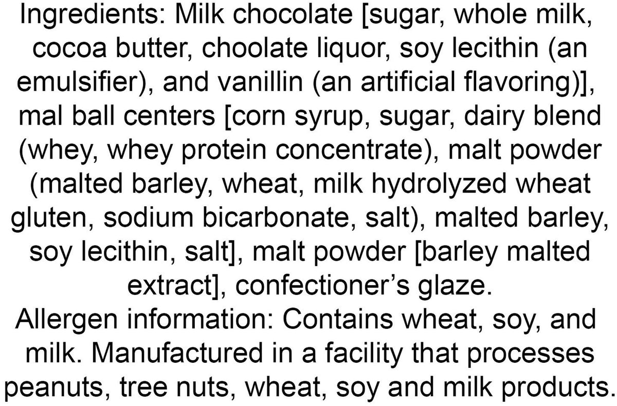 Arndts Fudgery Premium Milk Chocolate Triple Dipped Malt Balls, 3 Pound Bulk Bag