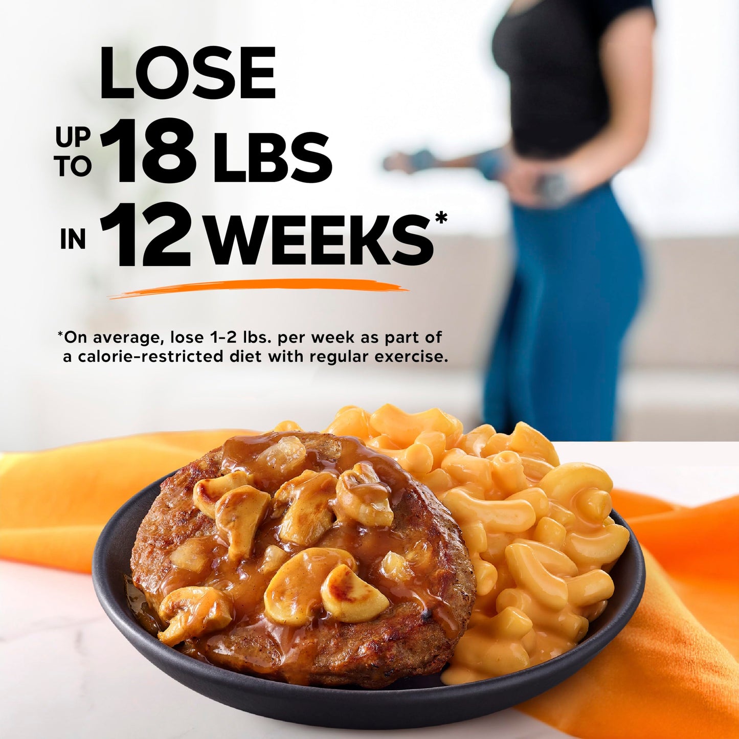 Lean Cuisine Salisbury Steak With Macaroni And Cheese, Frozen Meals, Frozen Lunch Or Dinner 9.5 oz