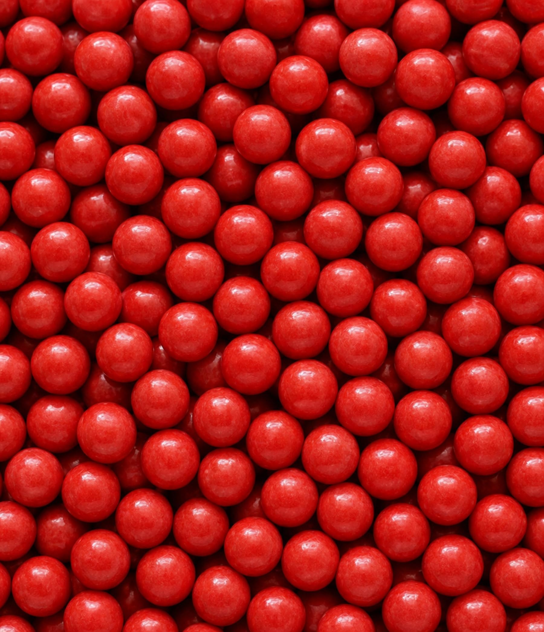 Cinnamon Gumballs - 2 lbs of Bright Red Cinnamon Hot Chew Spicy Gumballs