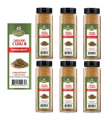 Good Tierra Ground Cumin Powder - 21 oz - Bulk Cumin for Cooking, Spice & Seasoning for Mexican & Indian Food (6 Pack)