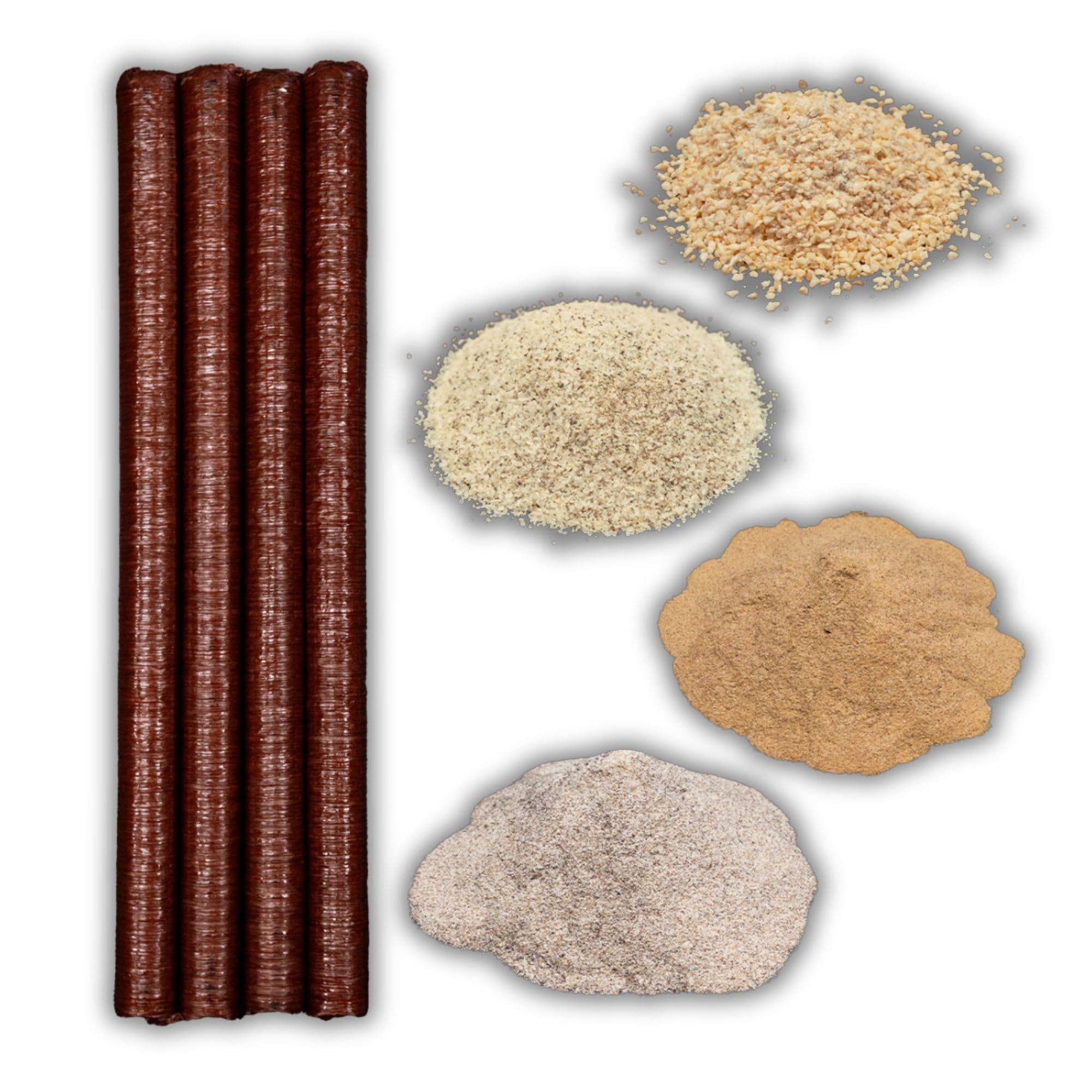 Bearded Butchers Old Fashioned Smokies Snack Sticks DIY Kit with Natural Cure - Make 25 lbs of Delicious Homemade Smoky Snack Sticks - Includes