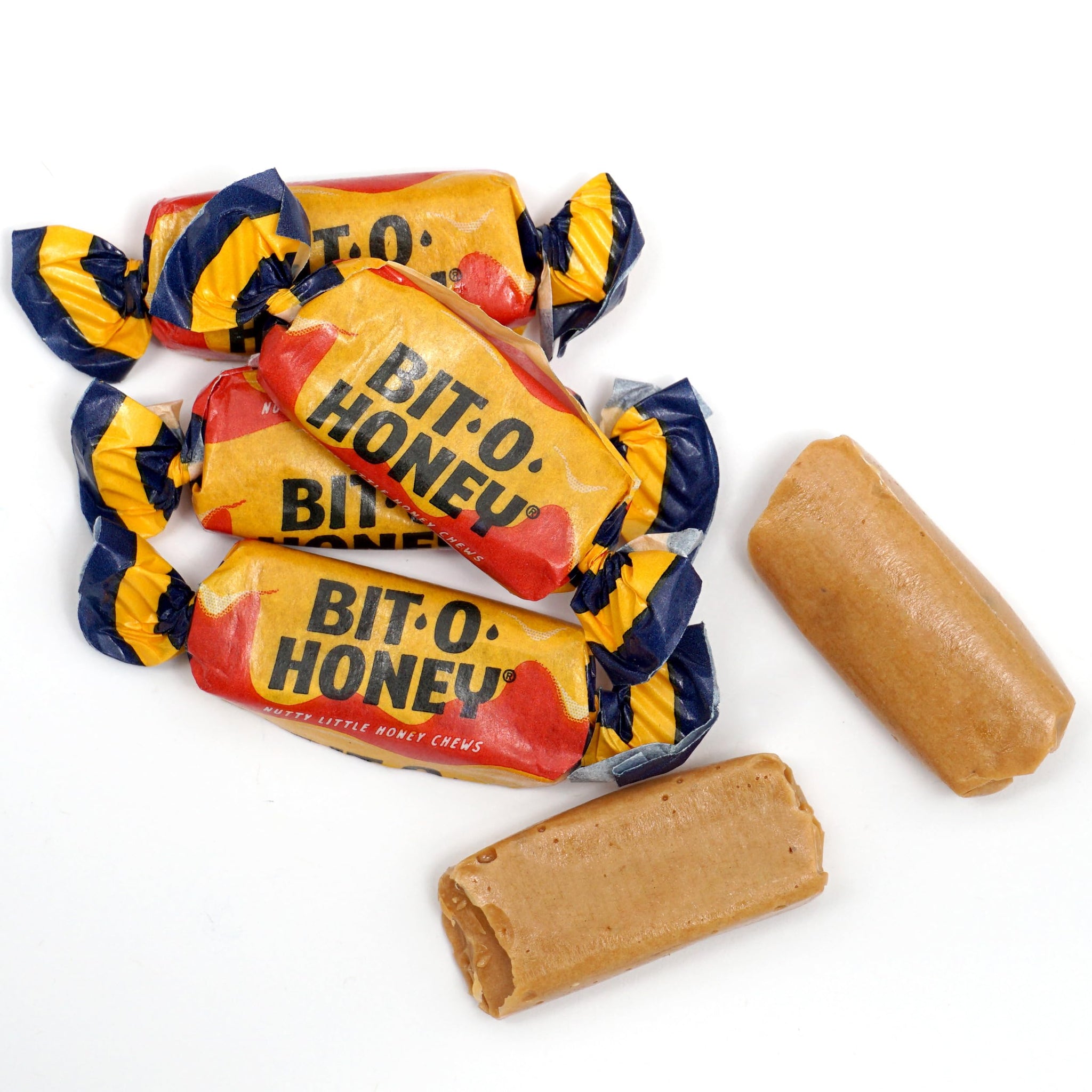 BitOHoney Candy, 2 Pound Bag, Individually Wrapped Candy, Honey Taffy