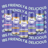 Fody Foods Variety Seasoning Pack, Pack of 5, Garlic and Onion Free, Low FODMAP Certified, Gut & IBS Friendly, Vegan, Non-GMO, Gluten Free, Keto
