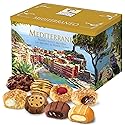 Matilde Vicenzi Mediterraneo Cookie Gift Tin - Pastries & Cookies in Individually Wrapped Trays - Gourmet Gifts for Dads, Teachers, Birthday
