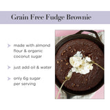 Stellar Eats Grain?Free Fudge Brownie Baking Mix | Gluten?Free, Dairy?Free, Plant?Based, Paleo?Friendly, Naturally Sweetened with Coconut Sugar | Almond Flour-Based | 10.4 oz | 1 Pack