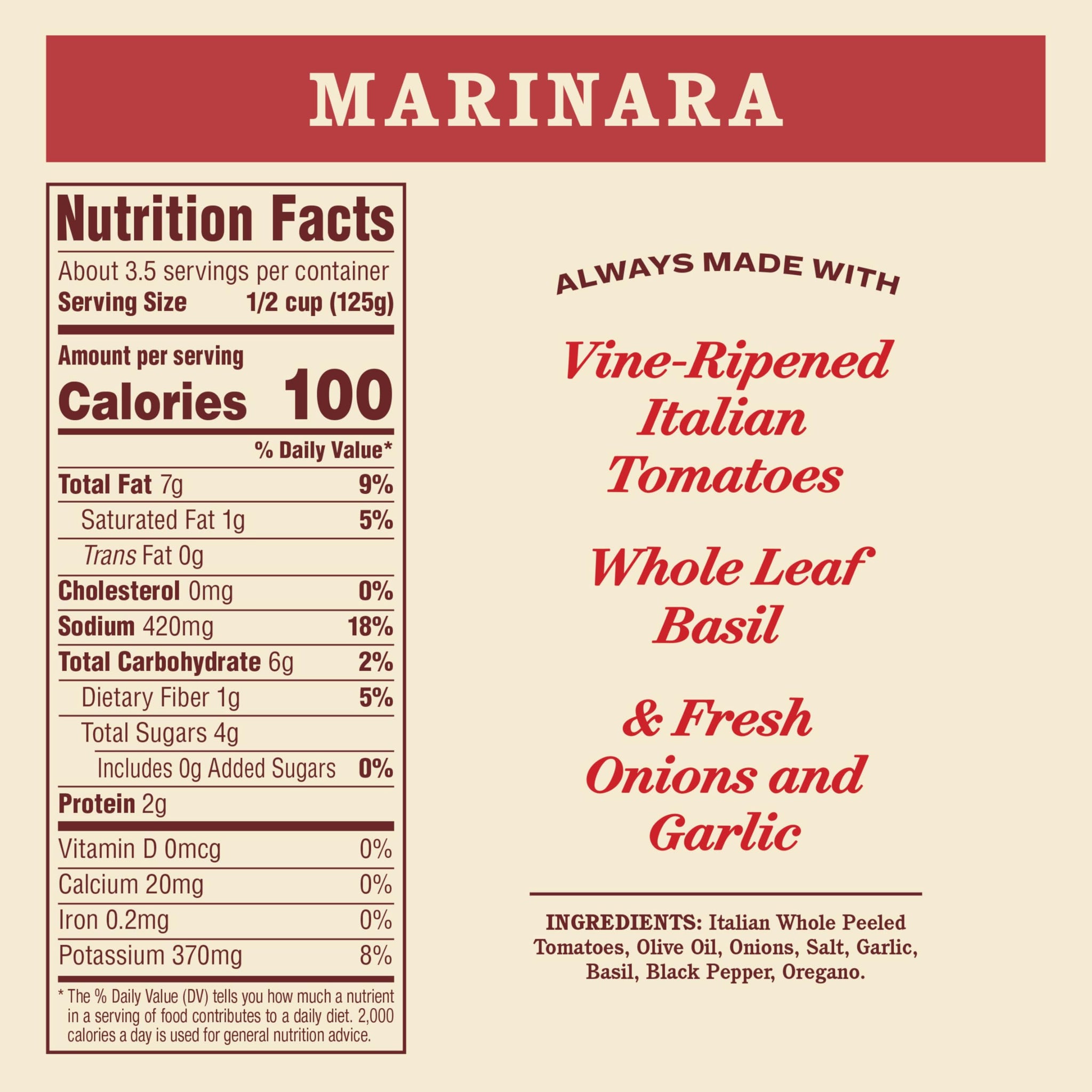 Rao's Homemade Marinara Sauce Made with Italian Tomatoes, 15.5 oz