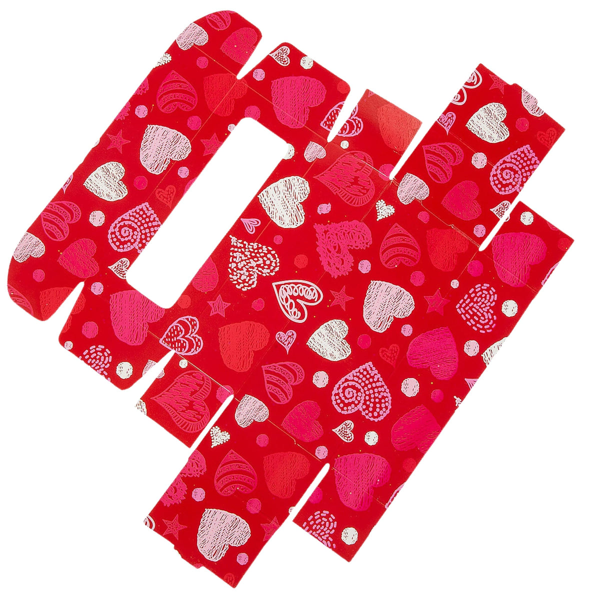 Valentine’s Day Cookie Boxes - Party Supplies - 12 Pieces