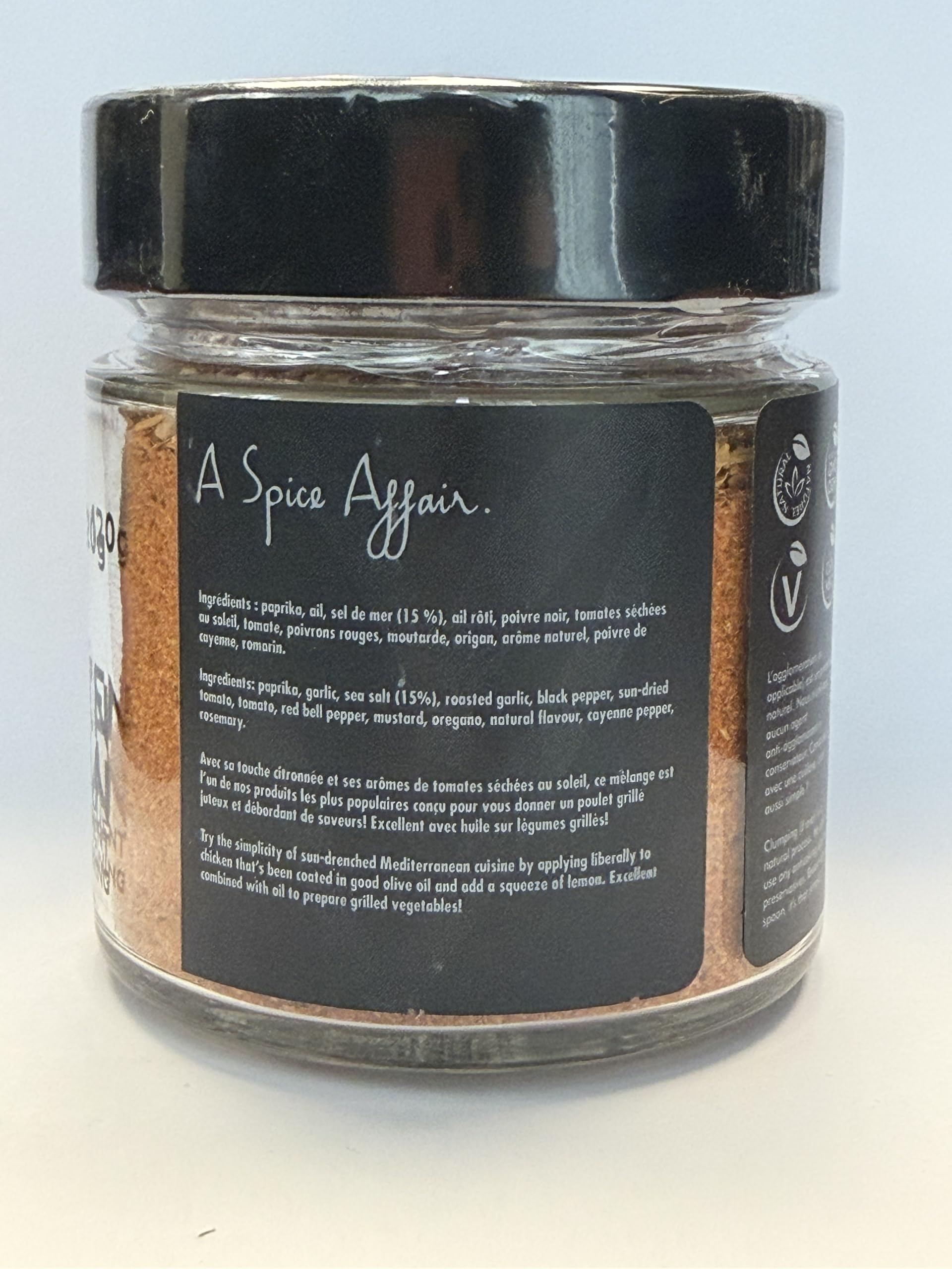 A Spice Affair’s Mediterranean Chicken Seasoning | Savoury, Herbaceous & Bright Mediterranean Blend | All-Natural, Non-GMO, Filler-Free | Perfect