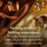 Enstrom Butter Toffee Petites Gift Box - Milk and Dark Chocolate Covered Toffee Candy - Individually Wrapped English Toffee Pieces - Gourmet Toffee