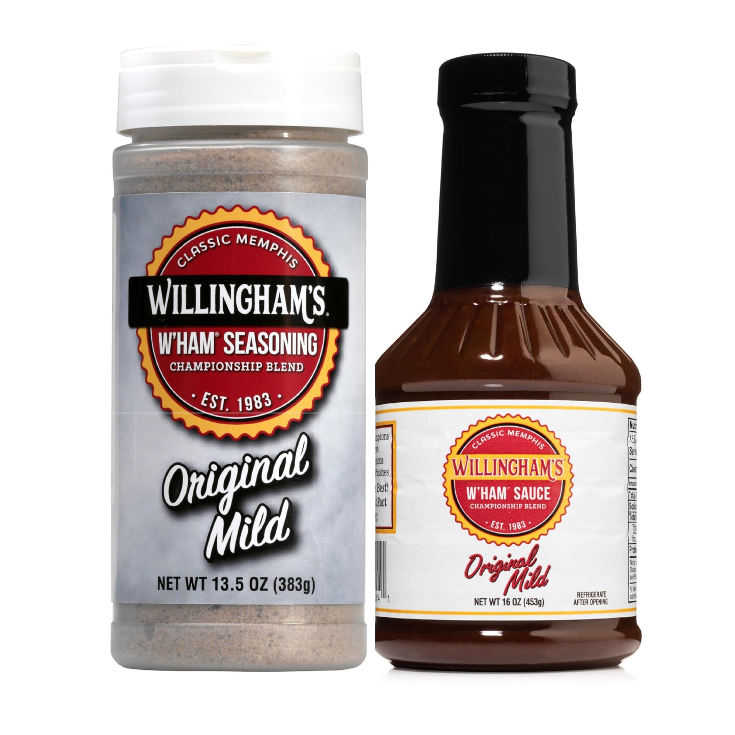 Willingham's® W'ham® Seasoning Original Mild and W'ham® Sauce Original Mild Combo Pack
