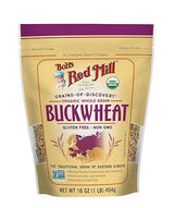 Bob's Red Mill Organic Gluten Free Buckwheat Groats, 16 Ounce (Pack of 4)