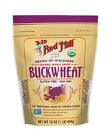 Bob's Red Mill Organic Gluten Free Buckwheat Groats, 16 Ounce (Pack of 4)
