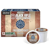 Black Rifle Coffee Company Freedom Blend, 12 Count, Medium Roast K Cups - Single Serve K Cups Coffee Pods - Kcup Pods Compatible with Keurig 1.0 & 2.0