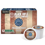 Black Rifle Coffee Company Freedom Blend, 12 Count, Medium Roast K Cups - Single Serve K Cups Coffee Pods - Kcup Pods Compatible with Keurig 1.0 & 2.0