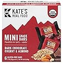 K.ate's Real Food Dark Chocolate Cherry Almond Bars 6.6OZ Pack of 8