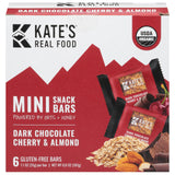 K.ate's Real Food Dark Chocolate Cherry Almond Bars 6.6OZ Pack of 8