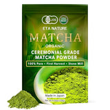 ETANATURE Premium Ceremonial Grade Matcha Powder - Matcha Green Tea Powder for Metabolism, Brain and Sleep - JAS Certified Matcha Grade from Japan