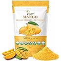 Indus Farms Freeze Dried Mango Powder | 100% Alphonso Mangoes, Single Ingredient | Vitamin C & A | Natural Tropical Flavor for Smoothies, Baking