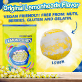 Freeze Dried Lemon Heads (10oz) - Made From Lemonheads Candy By Cryo Crunch- Freeze Dried Lemonheads Made In US Freeze Dried Lemon Candy