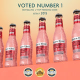 Fever-Tree Sparkling Pink Grapefruit - Premium Soda Mixer for Cocktails and Mocktails, 6.8 fl oz Bottles, Pack of 24 - Naturally Sourced, Non-GMO