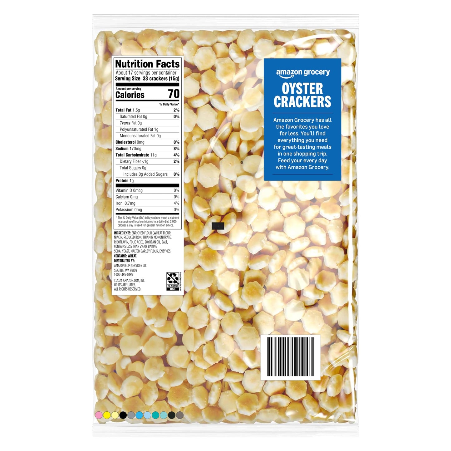Amazon Grocery, Oyster Crackers, 9 Oz