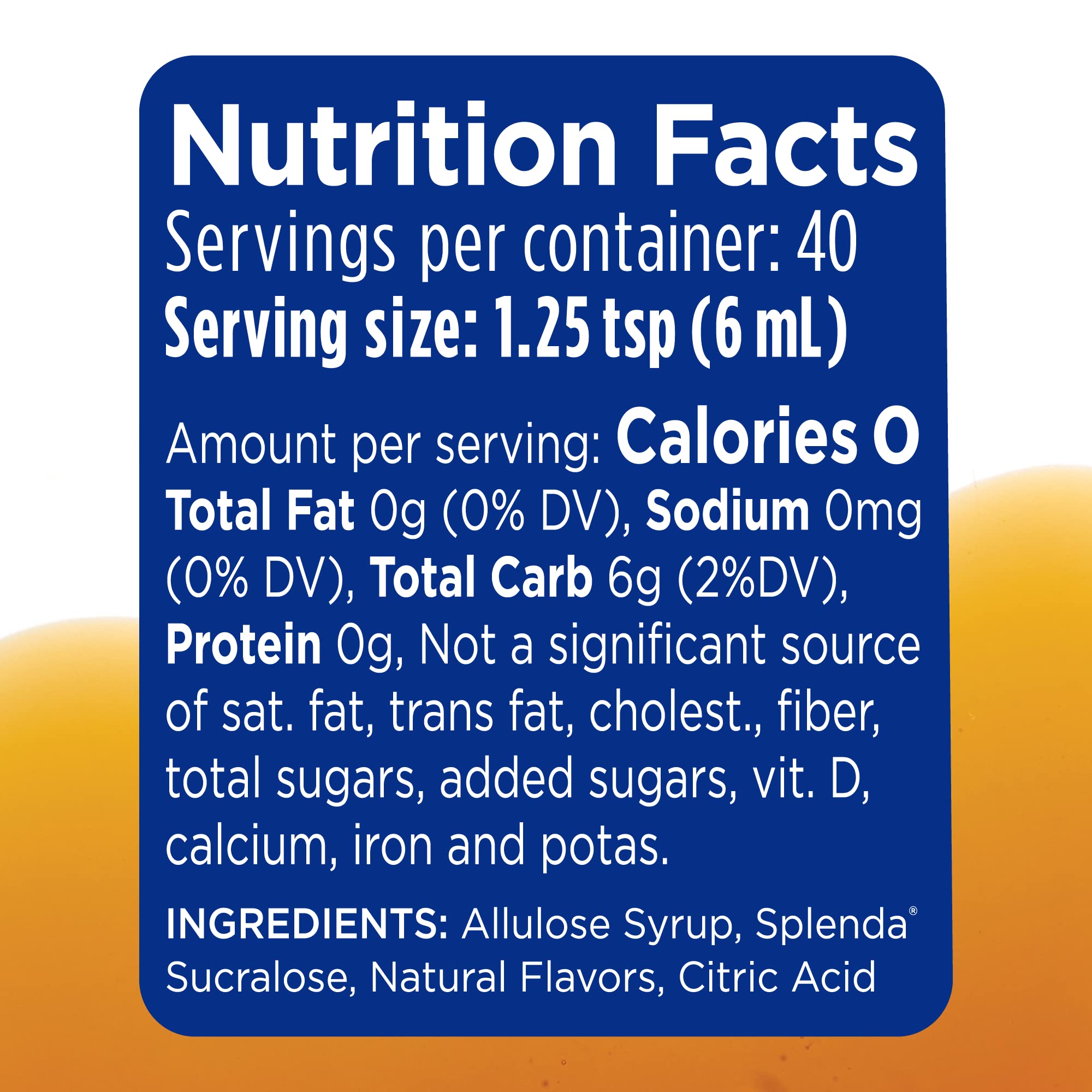 Splenda Multi-Use Allulose Syrup, Zero Calorie, Sugar Free Substitute for Maple Syrup, Honey, Agave and Brown Sugar, 8oz Bottle