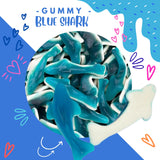 Blue Shark Gummy Candy, Halal Candy Bulk 2 Pound Bag | Sweet Shark Gummies | Kids Party Candy for Goodie Bags, Candy Buffets & Bulk Gummy Candy
