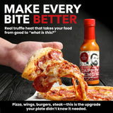 CAPTAIN DEMO's Truffle Hot Sauce | Gourmet Red Pepper Hot Sauce | hot Sauce Sampler Gift Set & Sauce Bottles + Bonus Mini Travel Bottle, Honey Garlic