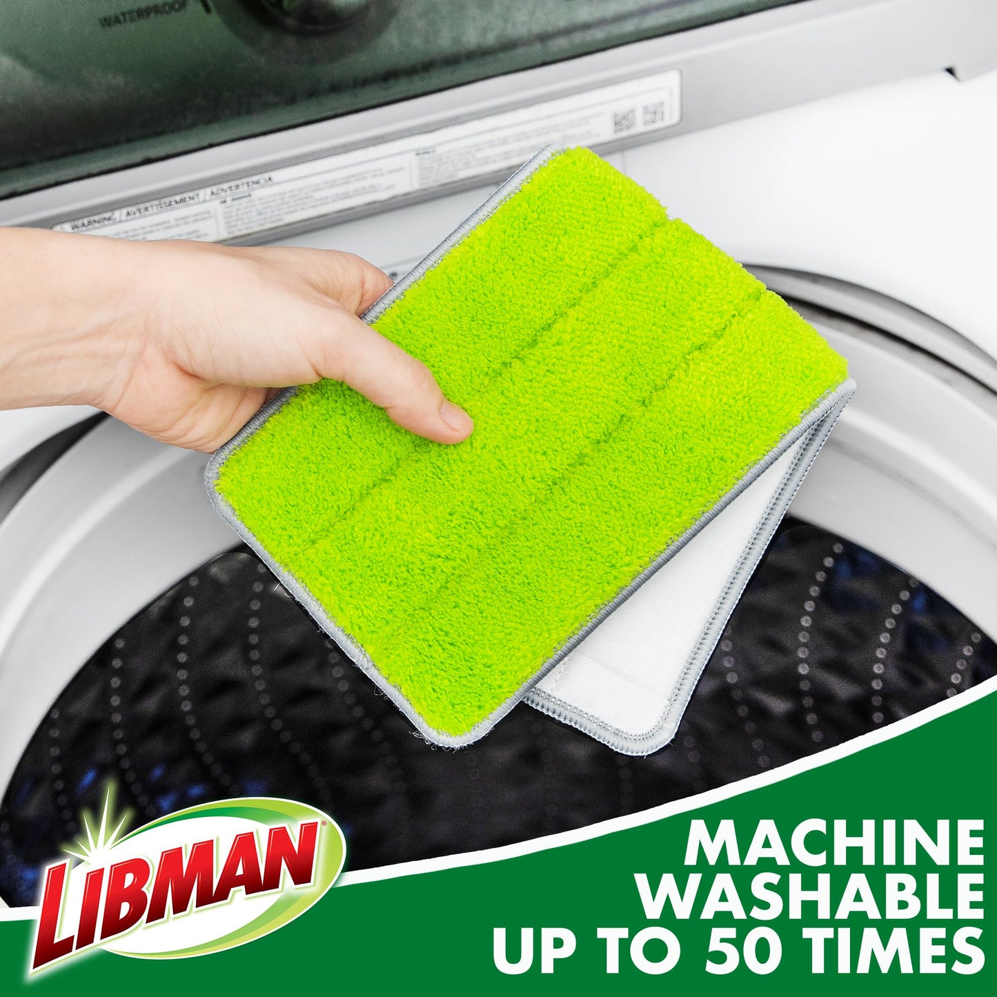Libman Rinse 'n Wring Mop and Bucket System | Microfiber Floor Mop | Hardwood Floor Cleaner | Wet & Dry Mop | Clean & Dirty Water Chambers | Power