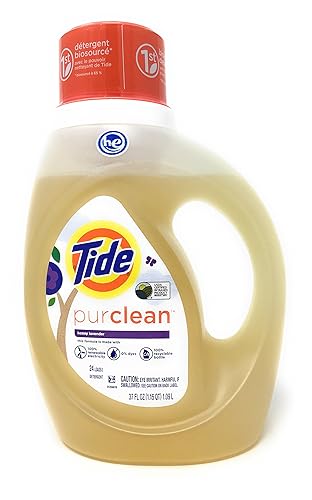 Tide Purclean Honey Lavender Liquid Laundry Detergent, 37 Ounce