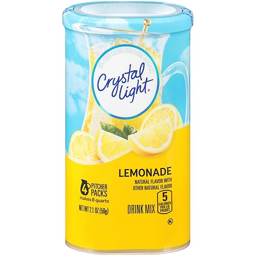 Crystal Light Sugar-Free Lemonade Drink Mix (4 Pitcher Packets)