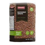 Yarmarka Toasted Buckwheat Groats (Kasha) 24.7 oz (700 g) Roasted Whole Grain, Traditional Eastern European Style, Plant Based Diet Friendly