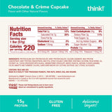 THINK! High Protein CHOC CREME CUPCAKE 5CT