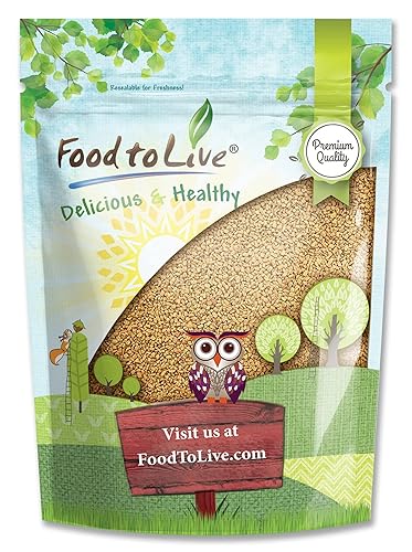 Fenugreek Seeds, 4 Pounds - Whole, Raw, Sproutable, Vegan, Kosher, Bulk Methi, Good Source of Dietary Fiber, Protein, Iron, Great for Pickling