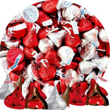 Candykrave Hershey'es Kisses Dipped Strawberry & Silver Chocolate Candy- 2lb (200 pcs) - Bulk Pack of Chocolate Covered Individually wrapped Bulk