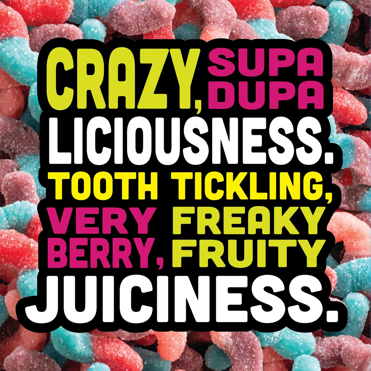 Trolli Sour Brite Crawlers, Very Berry Flavor, 5 Ounce