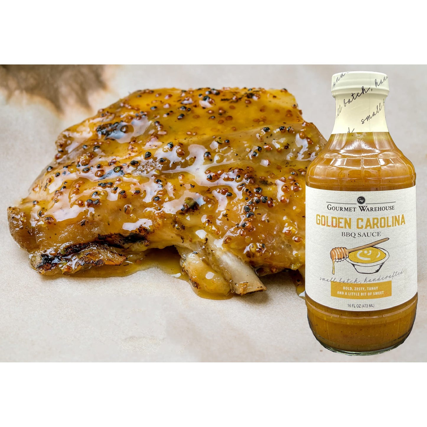 Gourmet Warehouse Variety Pack BBQ Sauce, Unique Flavor Barbecue Sauces Handcrafted In Small Batches Gluten-Free, HFCS-Free, Delicious Sauce 16 Ounces