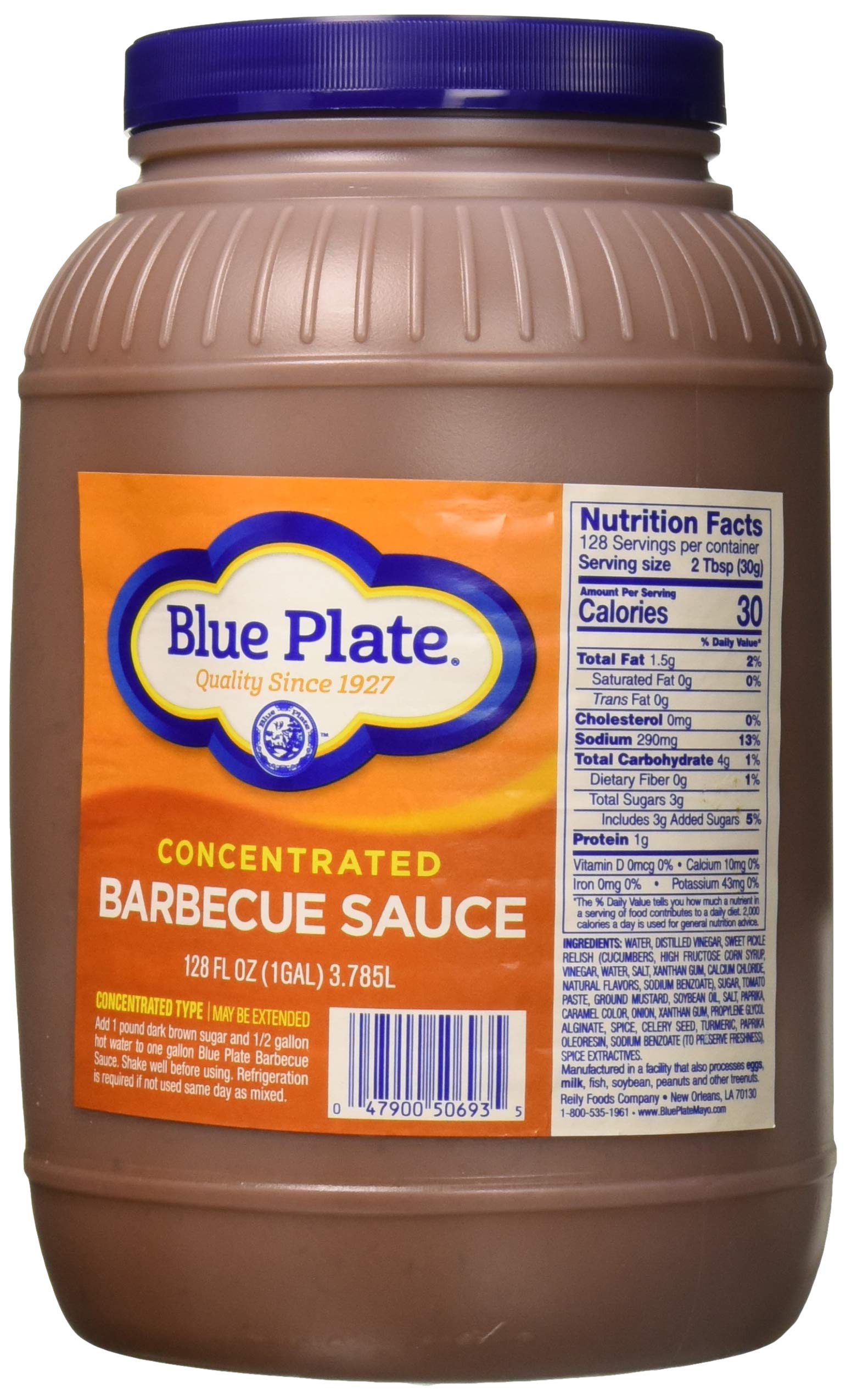 Blue Plate Mayonnaise Barbeque 128 Fl Oz (Pack of 1)