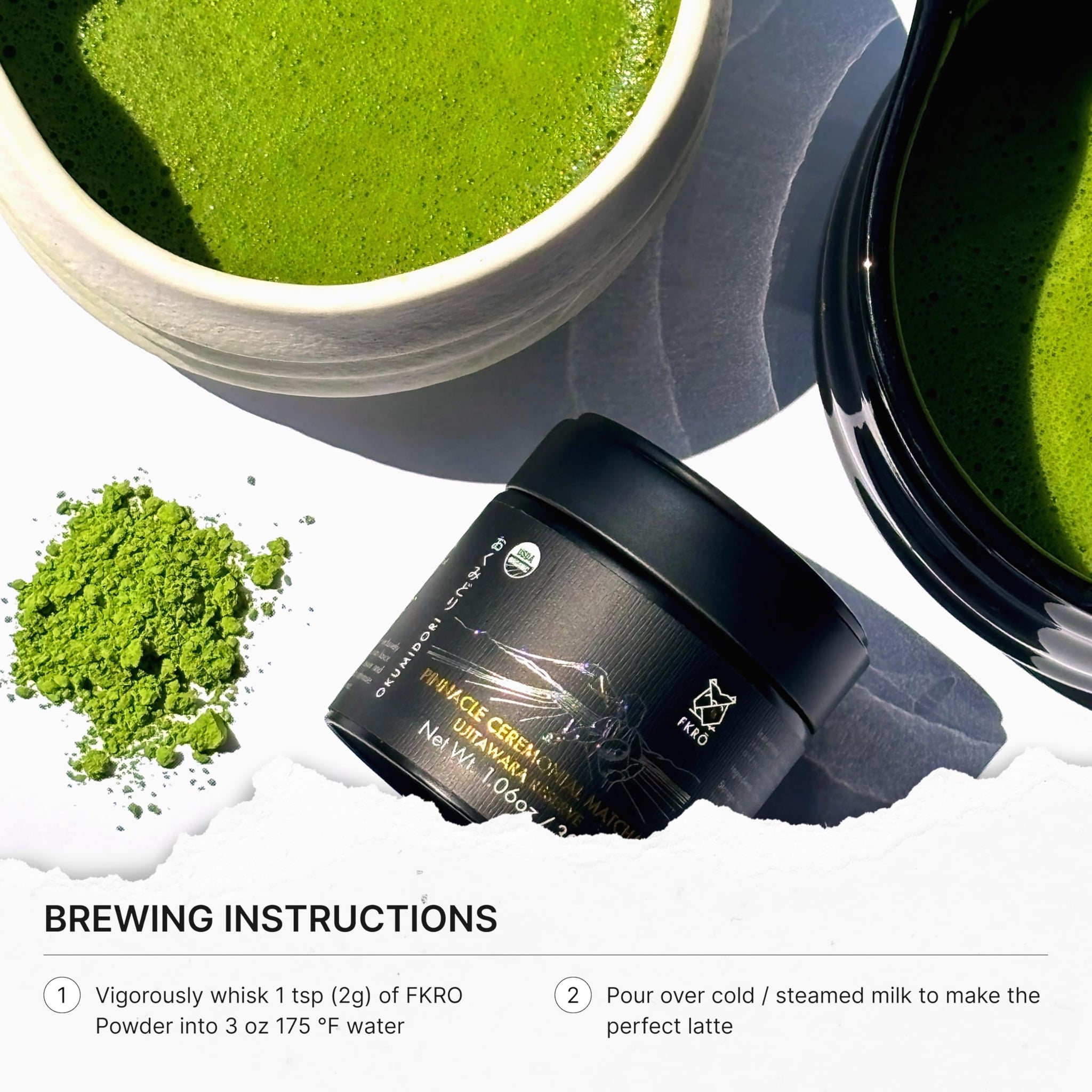 FKRO Pinnacle Reserve Okumidori Ceremonial Matcha Green Tea Powder | 1st Harvest Single-Cultivar from Ujitawara, Kyoto | Monthly Fresh from Japan