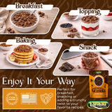 Landau Milk Chocolate Granola - Crunchy Whole Grain Oats with Real Chocolate Chunks - Non-GMO, Kosher Certified Diary Granola - Breakfast, Snack