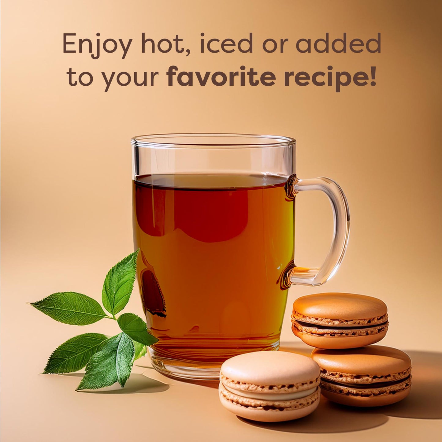 Waka Instant Black Tea Mix, Earl Grey - Black Tea and Pleasant Bergamont Flavor, Unsweetened Powder for 50 Quarts or 200 Cups - Easy and Quick Hot or