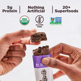Perfect Bar Mini Protein Bars, Double Chocolate, Gluten Free, Made with Organic Honey, Peanut Butter, Cookie Dough Texture, Refrigerated, 24 Count