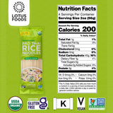 Lotus Foods Traditional Pad Thai Rice Noodles - Pad Thai Noodles, Asian Noodles, Gluten Free Noodles, Rice Noodles, Whole Grain, Non GMO, USDA Organic