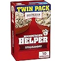 Betty Crocker Hamburger Helper Stroganoff, Pasta & Creamy Sauce Mix, Twin Pack, 13 oz