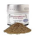Gingerbread Cane Sugar | Gourmet Replacement For Plain Processed Sugar | Artisanal Infused Sugar | All Natural, Non GMO | Hand Crafted in Small Batches | Made in USA | GLP-1 Friendly | Magnetic Tin | Gustus Vitae | #91