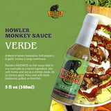 Howler Monkey Sauce - Verde Hot Sauce - 5 Fl Oz (Pack of 1)