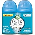 Air Wick Automatic Air Freshener Spray Refill, 2ct, Fresh Waters, Odor Neutralization, Essential Oils