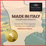 Tuscanini Cauliflower Gnocchi 16oz (2 Pack) | Imported From Italy, Low Fat, Ready in Minutes!