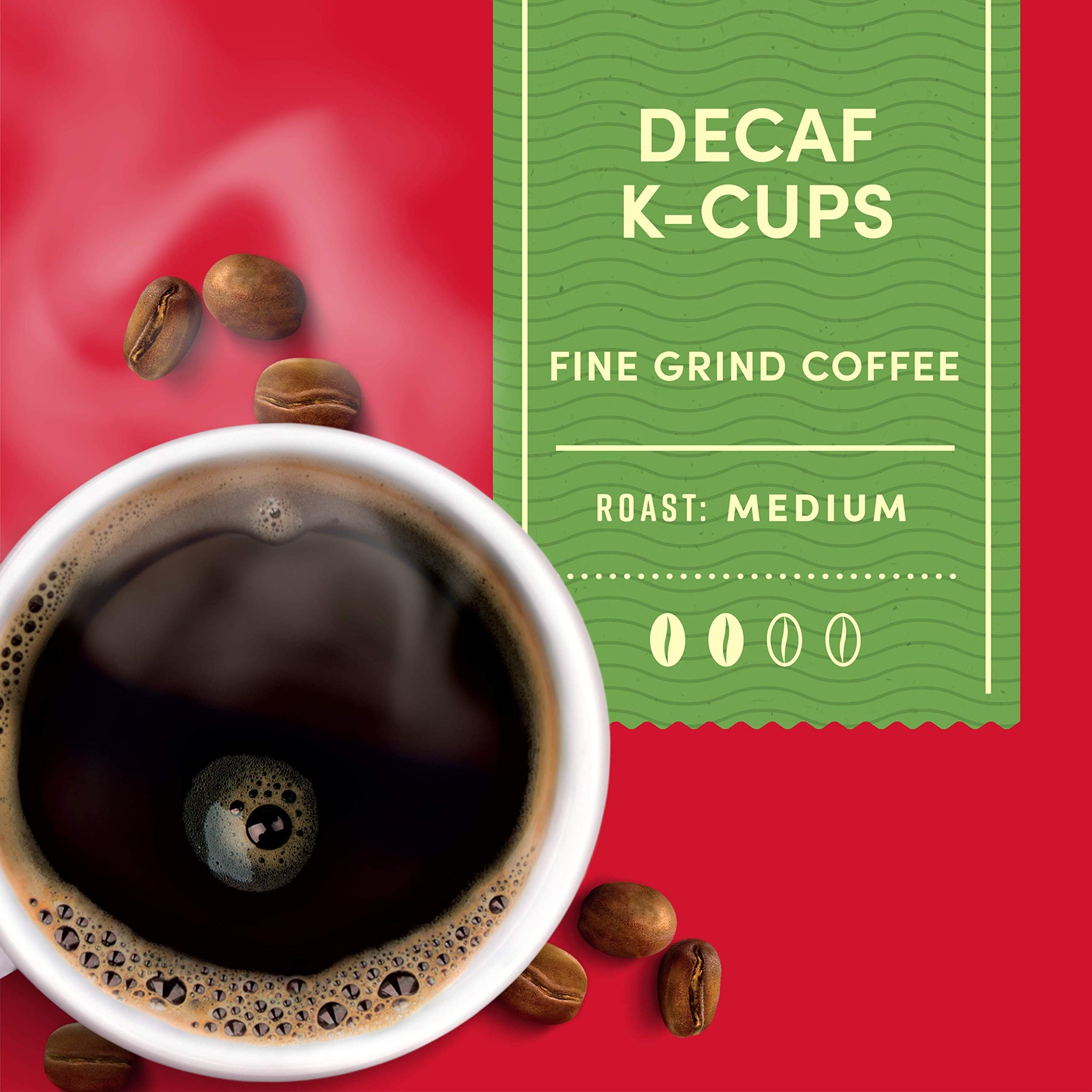 Tim Hortons Decaf, Medium Roast Coffee, Single-Serve K-Cup Pods Compatible with Keurig Brewers, 24ct K-Cups