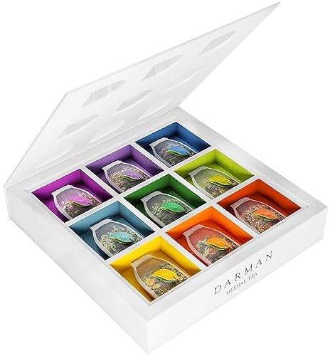 Armenian Herbal Tea Premium Collection - 27 Tea Bags Featuring 9 Distinct Wild Mountain Herb Blends | Carefully Curated Selection of Wild Thyme, Mint